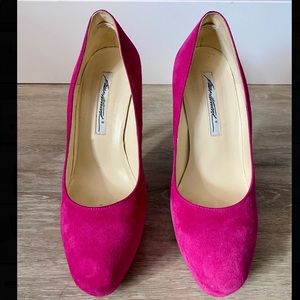 Brian Atwood Maniac Suede Platform Pumps